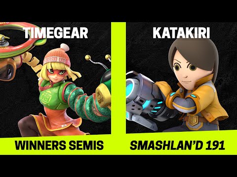 SmashLAN'd 191 Winners Semis - TimeGear (Min Min) vs Katakiri (Mii Gunner) - SSBU Tournament