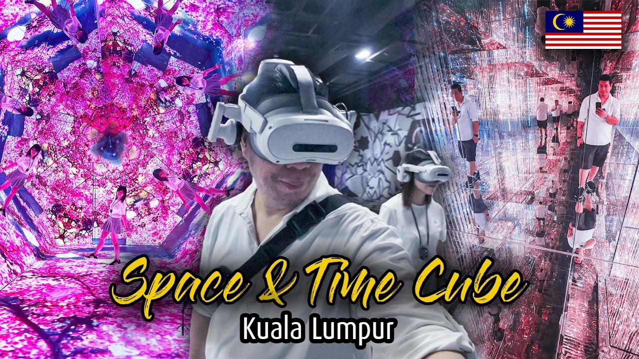 A traveler visits Space & Time Cube Museum.