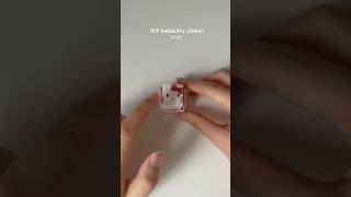 DIY hellokitty clicker!!🎀 #crafting #craft #papercraft #cutecraft #diy #adorablecrafts #fy
