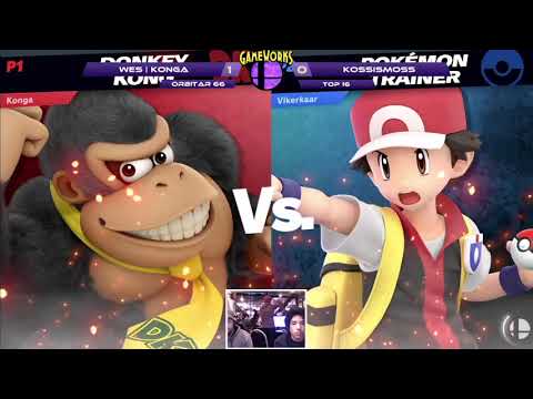 Konga (Donkey Kong) vs. KossIsMoss (Pokemon Trainer) - Orbitar 66 - Winners Quarters