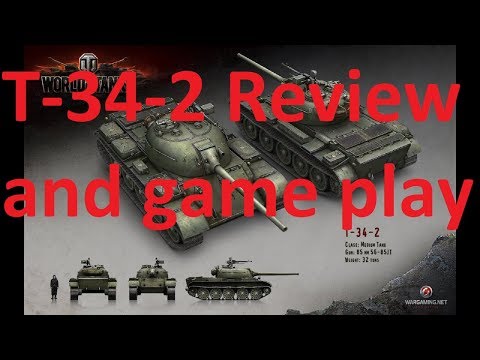 world of tanks, T-34-2 Review and game play