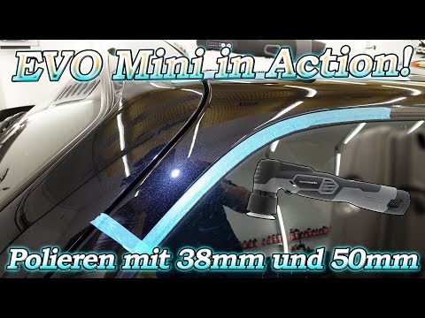 CHEMICALWORKZ EVO Mini Akkupoliermaschine im Test mit 38mm und 50mm Stützteller - Kratzer entfernen