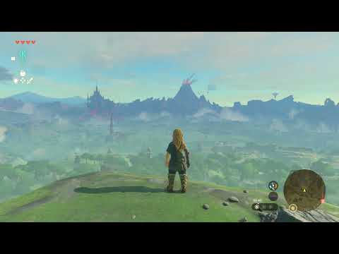 Great Plateau Hyrule Field music with ambiance ~ 1 HOUR - Zelda Tears of The Kingdom (ZToTK)