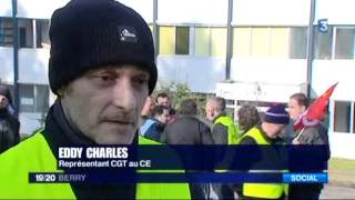 preview picture of video 'Les salariés de SMPA (Jouet-sur-l'Aubois, Cher) en grève'