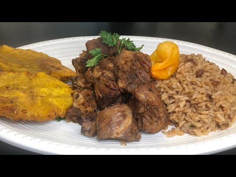 Haitian style fried pork (Griot) the old school way! ( Résèt Griyo granmoun)