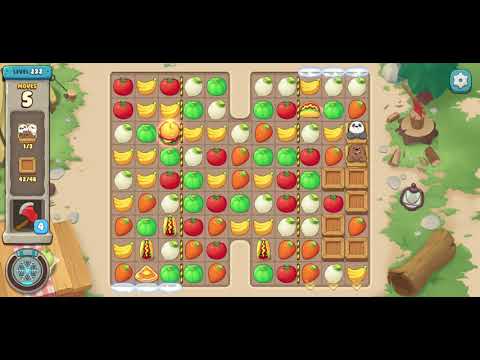 We Bare Bears Match3 Repairs Level 232 - No Boosters