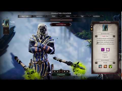 [Wizard] Divinity Original Sin 2 DE: Solo no Lone Wolf Honour Mode - Character Criation