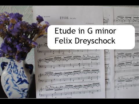 Феликс Дрейшок. Этюд соль минор/ Felix Dreyschock. Etude in G minor