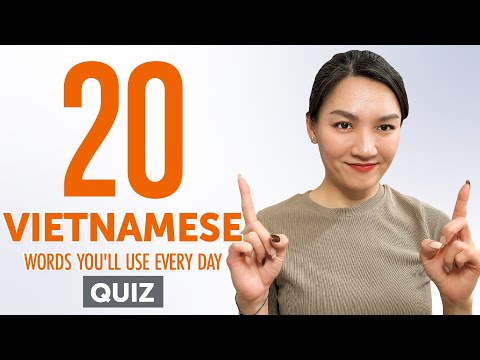 Quiz | 20 Vietnamese Words You'll Use Every Day - Basic Vocabulary #42