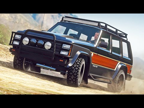 ROAD IS LAVA WITH JEEP XJ | Canis Seminole Frontier | Chase Me GTA V