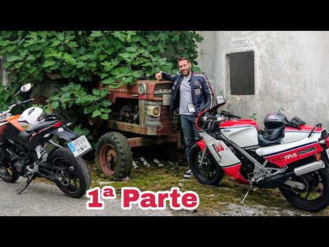 YAMAHA RD500🚀Mi hija Izaro con KTM Duke 125🚜Tractor Ebro 160 D abandonado 1ª Parte