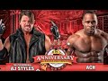 ROH AJ Styles Vs ACH 13th Anniversary Highlights