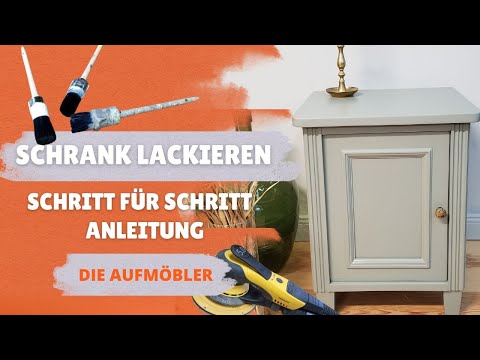 Möbel lackieren/streichen: Schritt für Schritt Anleitung