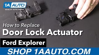 How to Replace Driver's Door Lock Actuator 02-10 Ford Explorer