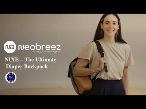 Neobreez NIXE | The Ultimate Multifunctional Diaper Bag | Travel-Ready & Stylish