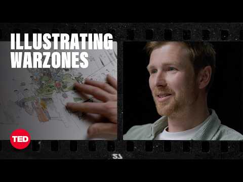 Why I Spend Hours Sketching in Conflict Zones | George Butler | TED