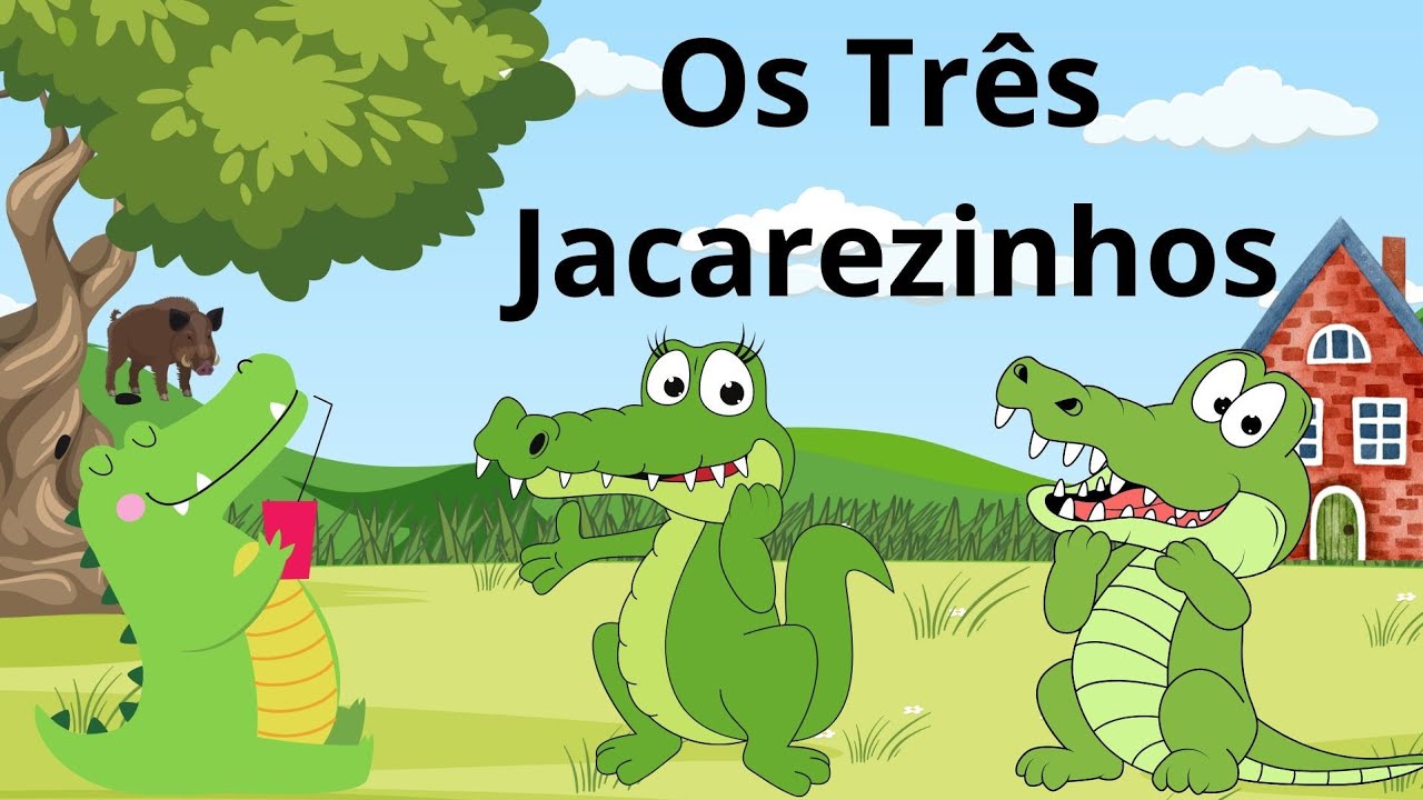 Os Três Jacarezinhos - Historinha infantil/ Áudio Livro/ História/ Leitura
