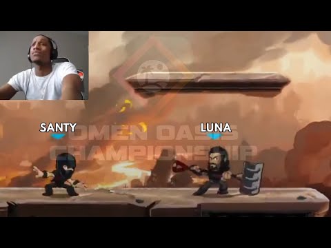 Darkgoul's Reaction to Luna vs Santy - Omen Oasis Championship - Top 32 - NA - Tournament #357