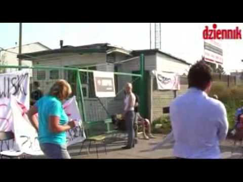 Protest mieszkańców bloków przy ul Grenadierów