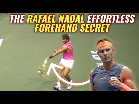 How To Hit Effortless Tennis Forehand Like Rafael Nadal  | Tennis Forehand Tutorial