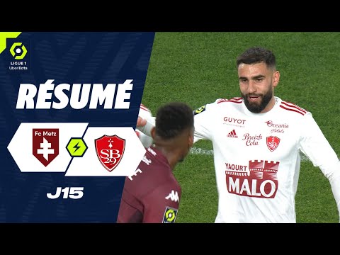 Resumen de Metz vs Stade Brestois Jornada 15