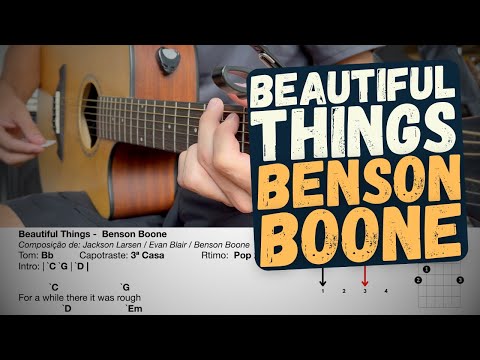 Beautiful Things - Benson Boone | Aula de Violão com Cifra (Cover por Felipe Galli)