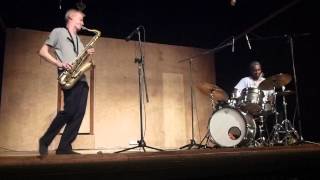 preview picture of video 'Matthias Schubert & Hamid Drake - First Duo Improvisation at 19. Kanjiža Jazz Festival'