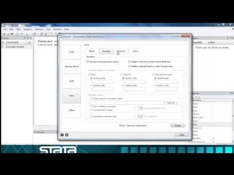 Tour of forecasting in Stata®