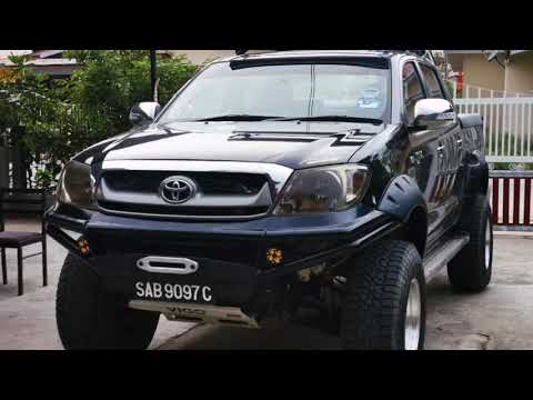 Mutations of "si Panda Tua". Toyota hilux years 2009. Upgrade to solid axle front & rear Toyota LC81