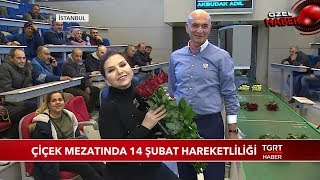 Çiçek Mezatında 14 Şubat Hareketliliği
