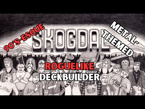 Let's Play Skogdal | Hand-drawn 90's-esque Metal-infused Roguelike Deckbuilder!