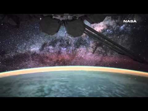 NASA ISS time-lapse of lightning from space