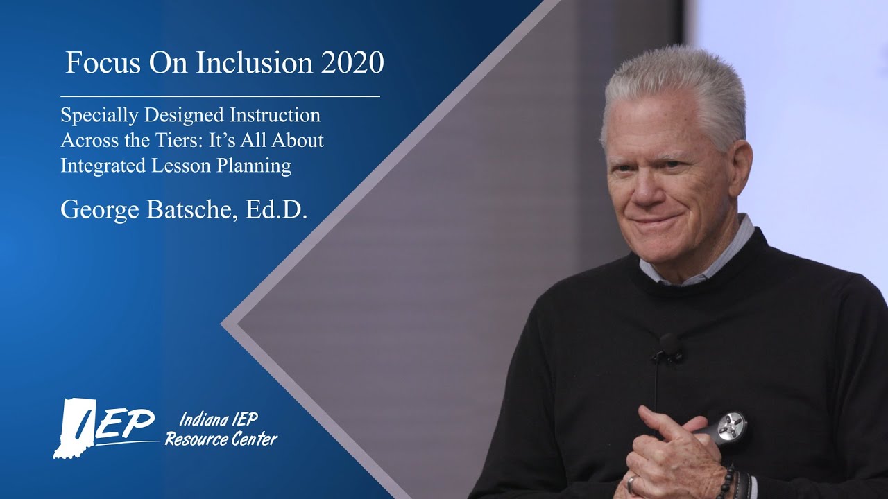 Specially Designed Instruction Across the Tiers: It's All About Integrated Lesson Planning (ILP)