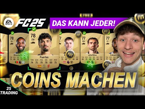 als ANFÄNGER viele MÜNZEN MACHEN! 💰📈 Ohne Trading Wissen! | EA FC 25 Trading Tipps Anfänger Deutsch