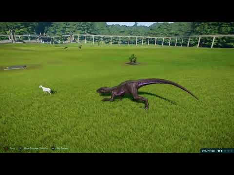 **Jurassic World Evolution: Indoraptor Killing Goat**