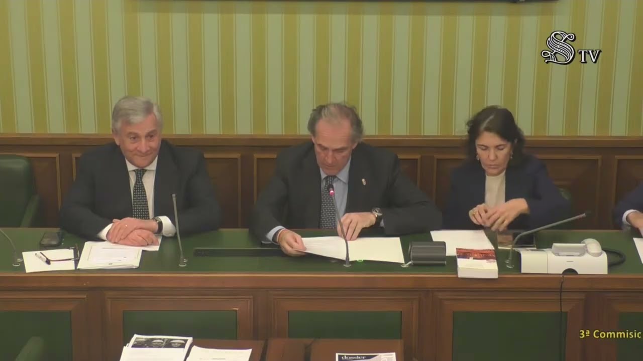 AUDIZIONE DEL MINISTRO TAJANI IN COMMISSIONE ESTERI E DIFESA SUL BOARD OF PEACE PER GAZA