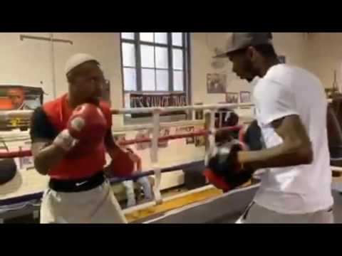Eric "Outlaw" Hunter trains with Dawud Bey