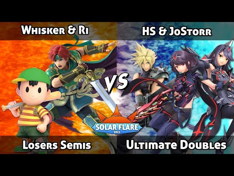 Solar Flare 2022 - Ri + Whisker vs HS + Jostorr Losers Semis - Ultimate Doubles