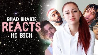 Danielle Bregoli reacts to BHAD BHABIE &quot;Hi Bich / Whachu Know&quot; roasts and reaction vids