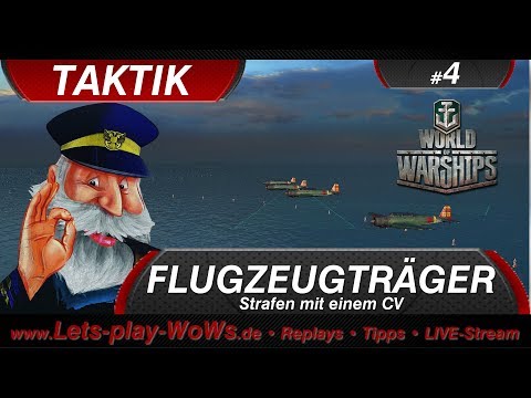 World of Warships Taktik-Tipp #4: Strafen | strafing [Flugzeugträger] deutsch | german