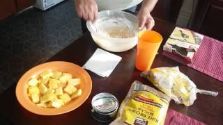 duncan hines pineapple supreme upside down cake with vanilla pudding