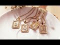 Women's Necklace With Letter J