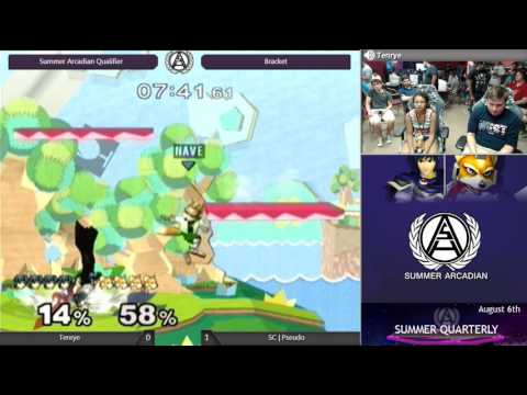 Tenrye (Fox) vs SC | Pseudo (Marth) - ASH@WIT Melee Summer Arcadian