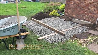 How to install a Hot Tub Base Bill Renter- BestHotTubs.com  Hot Tub and Spa Expert