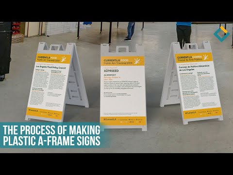 The Making Process of Promotional Sandwich Boards