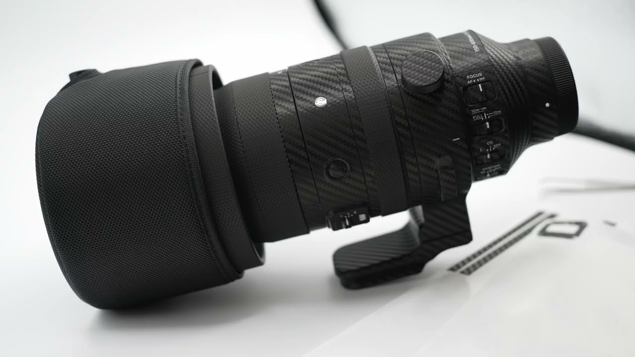 Sigma 150-600mm DG DN OS Sports カーボンフィルムを張る