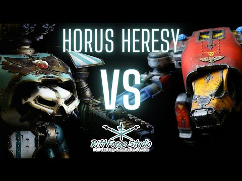Dark Angels/Imperial Fists VS Word Bearer/Iron Warriors 3rd Edition Horus Heresy Battle Report Ep1