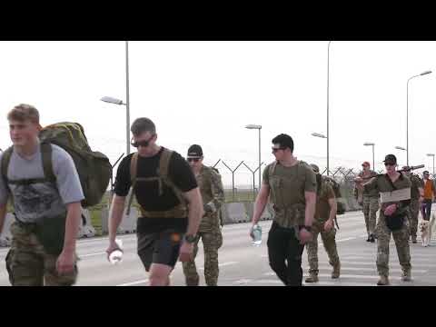Aviano Air Base Members Ruck To Honor Jolly 22