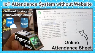 Most easiest way to make Online Attendance System | ESP32 projects | IoT Projects | JLCPCB