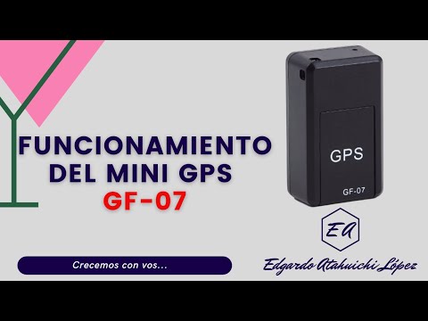✅ Funcionamiento del Mini GPS GF 07 localizador o rastreador